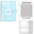 thumbnail image 1 of Desafío de Ahorro de Dinero de 100 Sobres, Carpeta de Desafío de 100 Sobres, Carpeta de Ahorro de Dinero, Libro de Presupuesto (Azul), 1 of 5