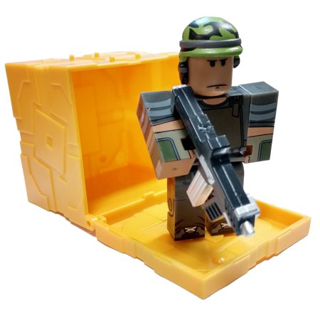 Roblox Series 5 After The Flash Cdf Soldier Mini Figure With Gold Cube And Online Code No Packaging -