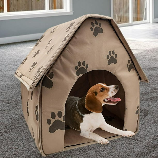 Peggybuy Portable Dog House Foldable Winter Pet Bed Nest Tent Cat