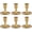 Gold, variant on ABCISI Candle Holder, Candlestick Holders Taper,  Black Candle Stick Candle Holder for Table Centerpiece, Wedding Reception, Festive Christmas Mantel Decoration or Home Decor, Set of 2
