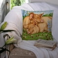 thumbnail image 3 of Carolines Treasures CDCO0358PW1414 Pigs Tamworths In Clover Canvas Decorative Pillow  14Hx14W multicolor, 3 of 4