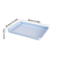 thumbnail image 4 of HWRETIE Reusable Plastic Serving Tray,15 X 10.4 Inch Food Serving Platter for Kitchen,Party,Picnic,Bbq,Restaurant and Everyday Dining, 4 of 6
