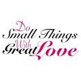 thumbnail image 3 of CafePress - Do Small Things Greeting Cards - Greeting Card, Blank Inside Glossy, 3 of 4