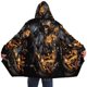 thumbnail image 1 of Capa Gruesa y cálida con capucha para hombres, abrigo con estampado 3D de calavera de sangre y muerte, bata de lana a prueba de viento, manta con capucha-4, 1 of 4