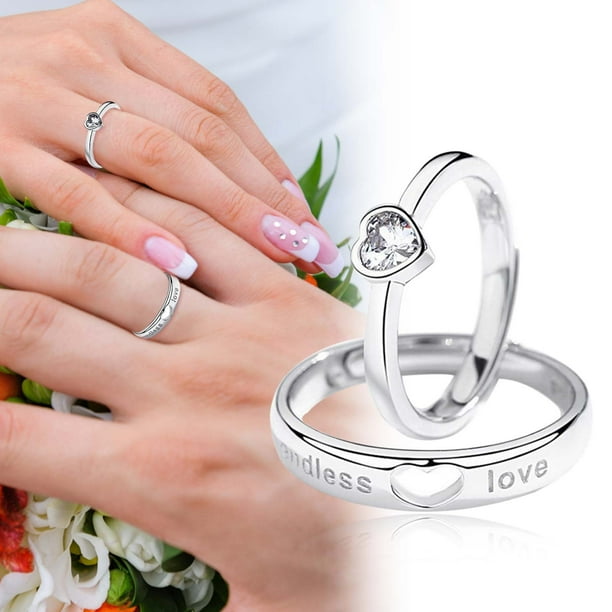 Yubnlvae Rings Fit Heart And Engagement Matching Comfort Ring Her High