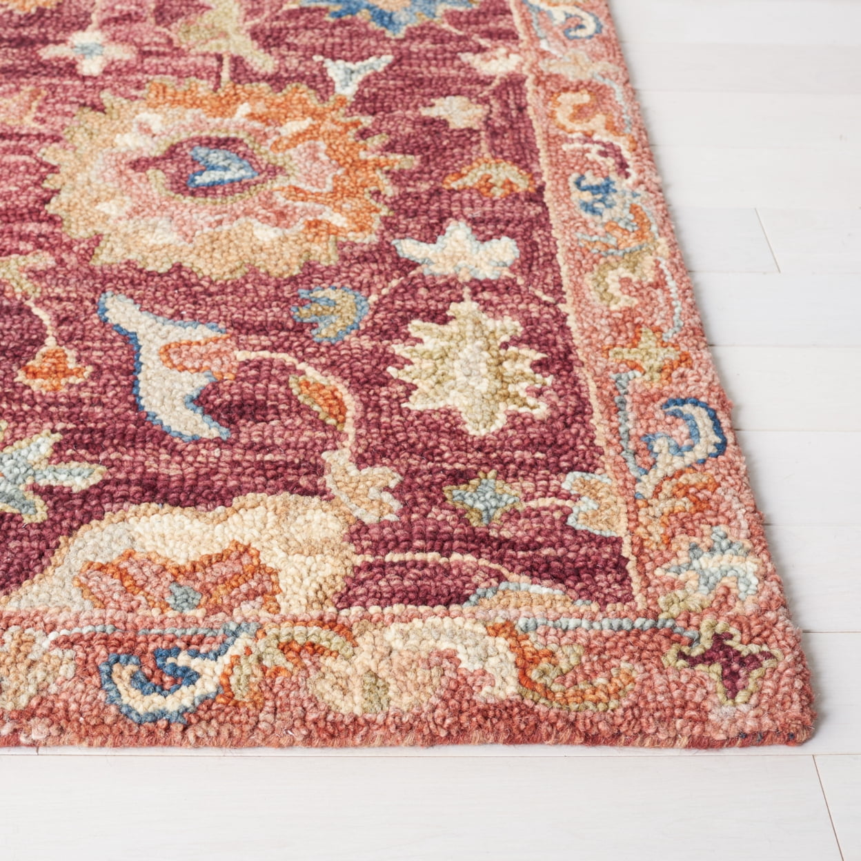 SAFAVIEH Aspen Rupert Tribal Area Rug, Red/Pink, 5' x 8'