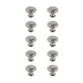 thumbnail image 2 of 1.3 in. Dia. Logyn Multipack Mushroom Knob, Brushed Nickel - Pack of 10, 2 of 2