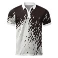 thumbnail image 4 of WEAIXIMIUNG T Shirts for Men Tall Mens Zipper Long Sleeve Solid T Shirt Outdoor Pattern Top, 4 of 5