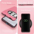 thumbnail image 6 of TUDIA MergeGrip Oneplus 12 Case 5G 2024 Dual layer Heavy Duty Tough - Smokey Pink, 6 of 7