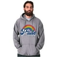 thumbnail image 5 of Cute Gay LGBT Pride Rainbow Sparkle Hoodie Sweatshirt Women Men Brisco Brands L, 5 of 6