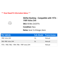 thumbnail image 2 of Shifter Bushing - Compatible with 1976 - 1989 Volvo 244 1977 1978 1979 1980 1981 1982 1983 1984 1985 1986 1987 1988, 2 of 2