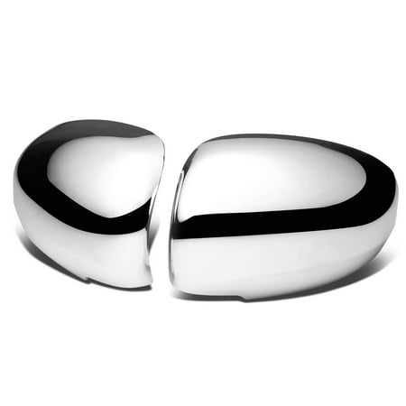 Chrome Side Door Mirror Cover For 09-15 Toyota Venza GGV10/15 Pair of Exterior Side Door Mirror Covers (Chrome) 10 11 12 13 14 ()