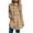 Khaki, variant on Duoif Women's Coats Women's Trench Coat Double Breasted Classic Lapel Petite Overcoat Belted Slim Outerwear Coat Jackets for Women Red XL