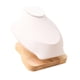 thumbnail image 4 of Expositor de joyas con adorno de madera, soporte para guardar collares y bustos de joyería. Blanco S, 4 of 9