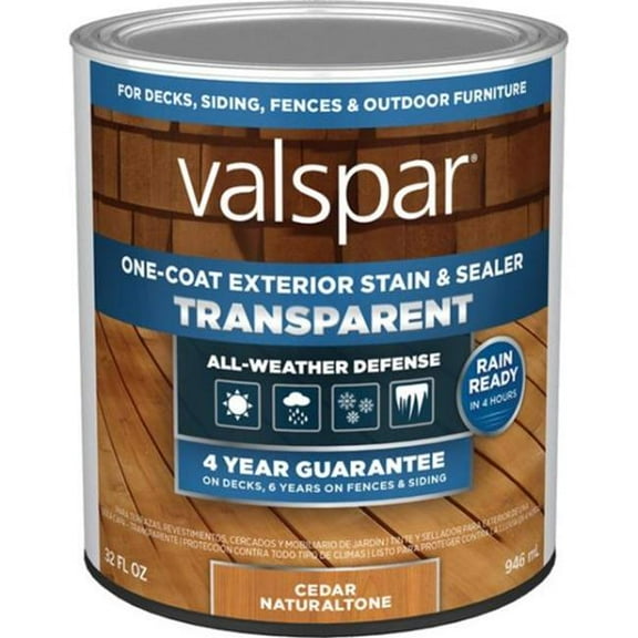 Plastik Valspar Multicolor Cedar Naturaltone One-Coat Transparent Stain & Sealer