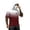 Black, variant on Men's Quick Dry Sun Protection Hood Top With Integrated Face Mask Ombre Gradient Palm Pattern Short Sleeve Apparel For Inshore Fishing Beach Jogging Outdoor Adventure Use Light Purple M