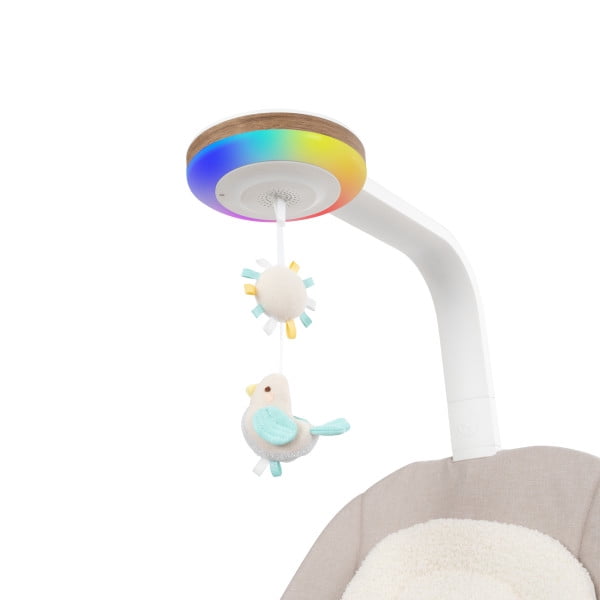 Evenflo Lyra 2-in-1 Infant to Toddler Rocker, Coastal Coffee