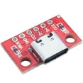thumbnail image 4 of 10Pcs Type C Female Test Board USB 3.1 PCB Board 16P to 2.54mm Connector Socket High Current Power Adapter Module, 4 of 11
