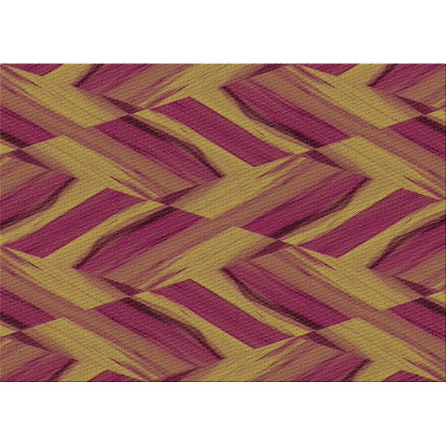 Ahgly Tapis Rectangulaire Lavable en Machine Intérieur Transitionnel Rouge Bordeaux Vif, 8 Pieds x 10 Pieds