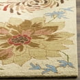 thumbnail image 4 of SAFAVIEH Blossom Mackenzie Floral Flowers Wool Area Rug, Ivory/Multi, 4' x 6', 4 of 6
