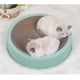 thumbnail image 4 of Juguetes para gatos, tabla rascadora para gatos, amoladora de garras corrugada, suministros para gatos, tabla rascadora resistente al desgaste, juguetes para garras, suministros para mascotas, verde, 4 of 5