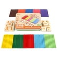 thumbnail image 2 of CIMAXIC Wooden Math Sticks for Kids Playing Assorted Color Safe Non-toxic 1 Set,5.12"X3.35"X1.57", 2 of 4