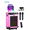 X1 Pink, variant on MASINGO Karaoke Machine for Adults and Kids with 2 Bluetooth Wireless Microphones. Portable Singing PA Speaker System with Disco Ball Party Lights, Lyrics Display Tablet Holder & TV Cable. Soprano X1