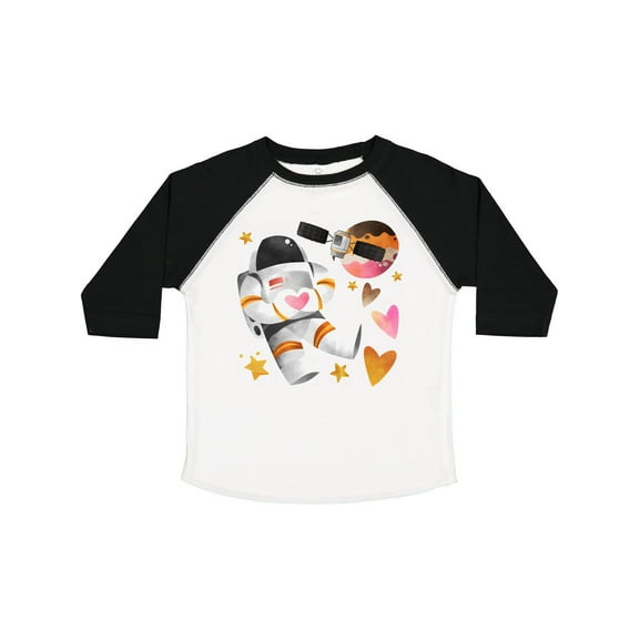 Inktastic Astronaut Valentine Outer Space Hearts Boys or Girls Toddler T-Shirt