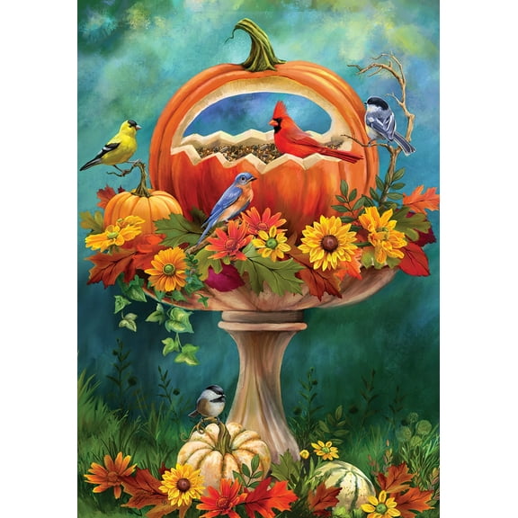 Pumpkin Feeder 5462 Decorative Flag