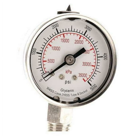 Manufacturer Varies Pressure Gauge,Liquid Filled,2 In 4CFG8