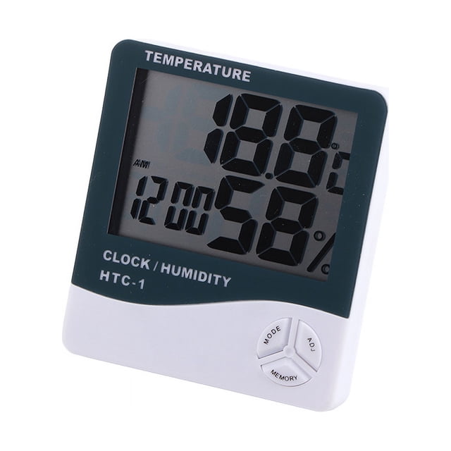 Thermometer Hygrometer,Humidity Thermometer Plastic Accurate Indoor Thermometer Digital Hygrometer Eco-Friendly Materials