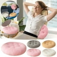thumbnail image 2 of Luxcidy 4pcs Round Chair Pad Seat Cushion Solid Velvet Color Seat Pad, Round Floor Cushions Floor Pillows Meditation Seat Pillows Flexible Seating for Adults Kids, 2 of 7