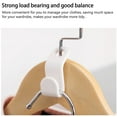 thumbnail image 3 of bedienty Clothes Extendable Hanger Cascading Connector Hooks Linking Hook Closet White 1Set, 3 of 6