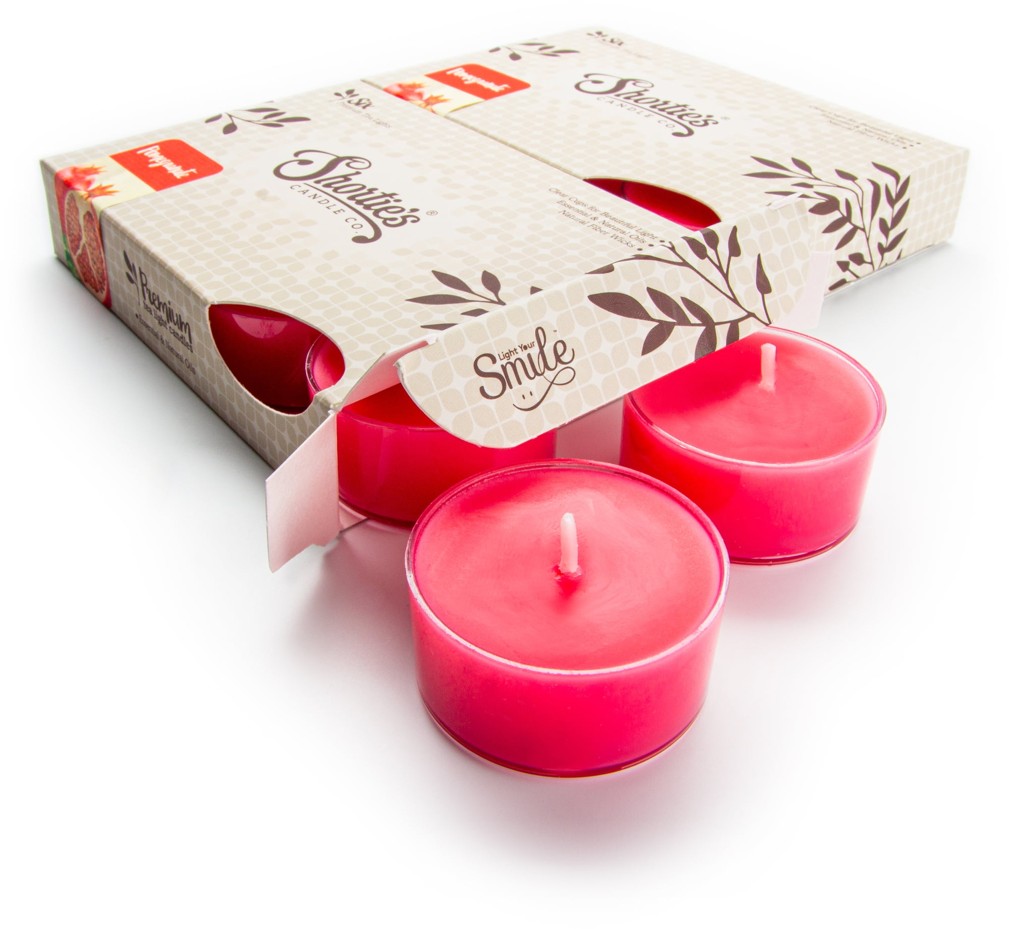 Shortie's Candle Company Teelicht – Handgegossen, 1/2 Unze, 5+ Stunden Brenndauer, Verschiedene Düfte