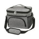 thumbnail image 5 of Lonchera portátil con aislamiento térmico, bolsa frontal a prueba de fugas, para comida caliente y fría. Gris, 5 of 9
