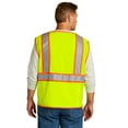thumbnail image 2 of Cornerstone Ansi 107 Class 2 Surveyor Zippered Two-Tone Vest, 2 of 5