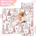 thumbnail image 4 of White Christmas Tree Pattern Toddler Nap Mats for Kids Preschool,50"x20" Sleeping Mat Bag or Kids,Toddler Sleeping Bag,Toddler Nap Mat or Daycare, 4 of 6