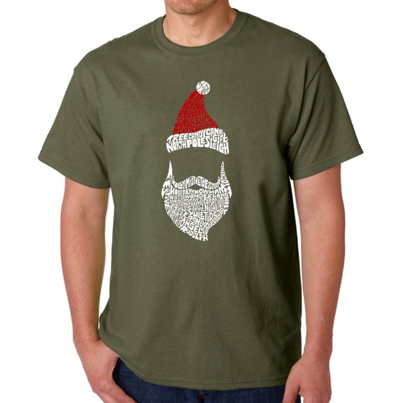 Men's Word Art T-shirt - Santa Claus