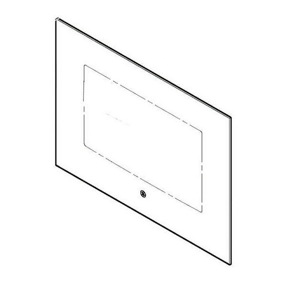 GE APPLIANCE WB56X26637 RANGE OVEN DOOR GLASS, OEM PART