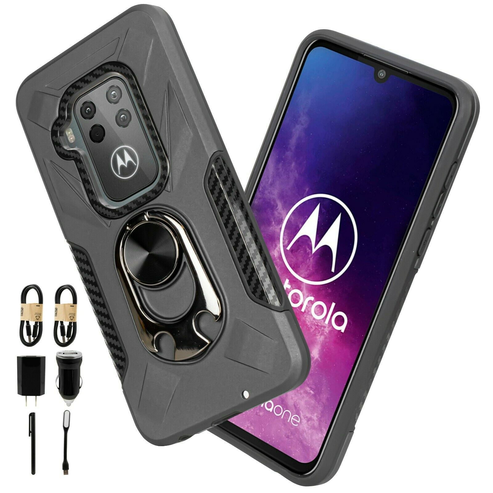 Coque Avec Cordon Bandoulière Pour Motorola One Zoom/One Pro - Collier (A) - Marque Mtb