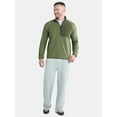 thumbnail image 2 of Ozark Trail Men's and Big Men's Micro Fleece Half Zip Pullover, Sizes S-3XL, 2 of 5