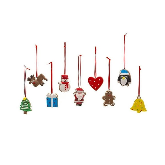 Set of 9 Primitive CHRISTMAS COOKIE Ornaments, by Kurt Adler