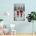 thumbnail image 5 of Santa Claus and Mrs Claus Wall Art Painting, Father Christmas Artwork, Santa Claus Art on Canvas, Vintage Santa Print, Christmas Home Wall Decor Canvas Roll, 5 of 8