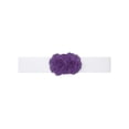 thumbnail image 1 of Cinturón elástico de doble flor de chiffon grande para mujer INSPIRE CHIC, ancho de corsé elegante para vestido, 26.8x2.4 pulgadas, púrpura oscuro, 1 of 6