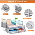 thumbnail image 4 of 3 Tier Mesh Desk Organizer with Drawer, Multi-Functional Desk Organizers and Accessories, Paper Letter Organizer with 2 Pen Holder for Home Office Supplies, 4 of 6