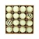 thumbnail image 2 of Juego de 24 Bolas Navideñas | Adornos Navideños de Plástico Beige, Rojo, Caqui y Verde | Adornos Irrompibles para Árbol de Navidad de 6 Cm | Orificios Ajustables para Colgar | Decoración para Pared,, 2 of 6