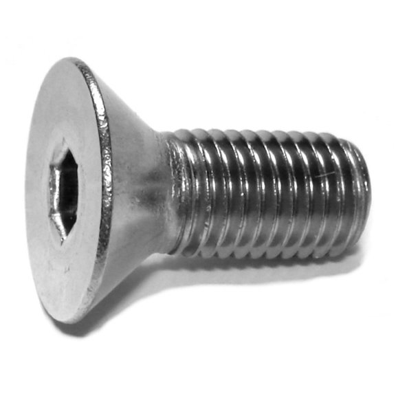 5/16"-24 x 3/4" 18-8 Stainless Flat Head Socket Cap Screws (6 pcs.)