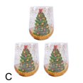 thumbnail image 1 of Multipurpose Double Glass Christmas Cup Anti-scald Star Cup Sequins J5Y2 W4, 1 of 7