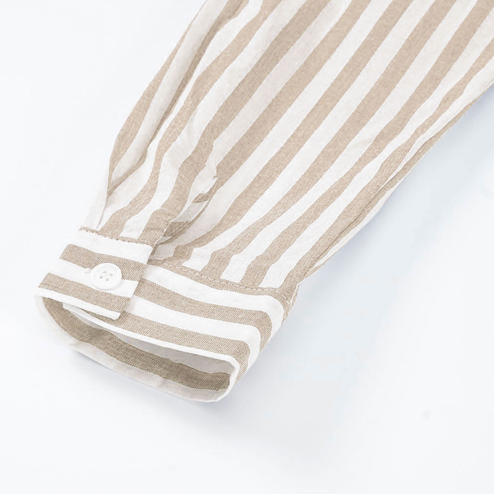 トップス BIYOMA COTTON LINEN STRIPE WPOCKET SHIRT COTTON LINEN STRIPE W POCKET SHIRT（コットンリネンストライプ