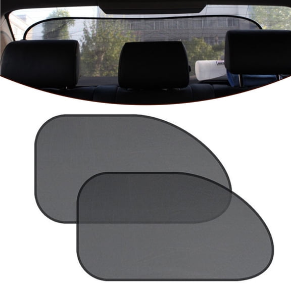 Huanke-1Pairs Car Sun Shade Protection Curtain Car Sunshade Mesh Cover Sun Visor